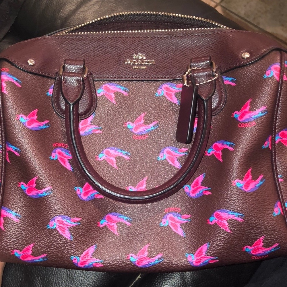 Coach Bird Satchel Purse